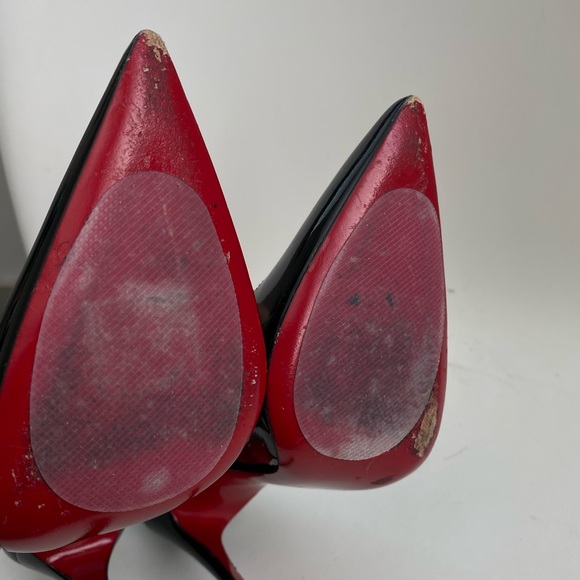 Christian Louboutin Women So Kate 120 Patent Leather Pump Black 36.5 Party Euc